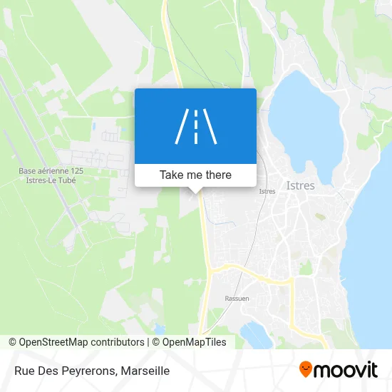 Rue Des Peyrerons map