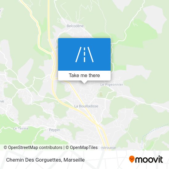 Chemin Des Gorguettes map