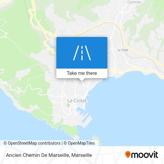 Ancien Chemin De Marseille map