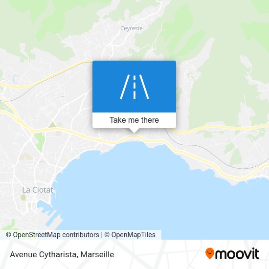 Avenue Cytharista map
