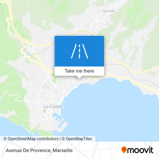Avenue De Provence map
