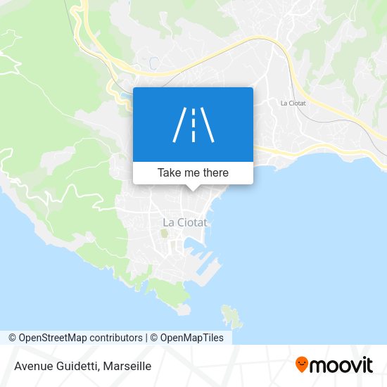 Avenue Guidetti map
