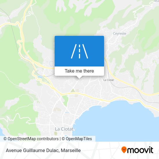 Avenue Guillaume Dulac map