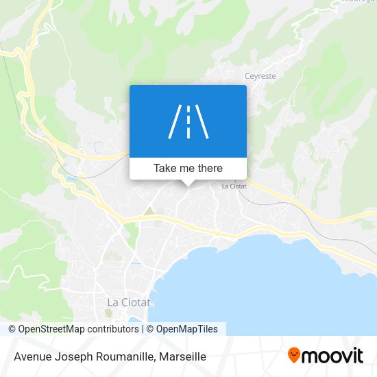 Avenue Joseph Roumanille map