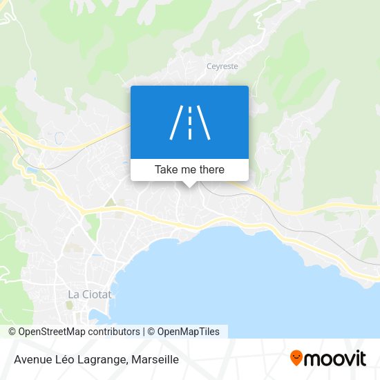 Avenue Léo Lagrange map