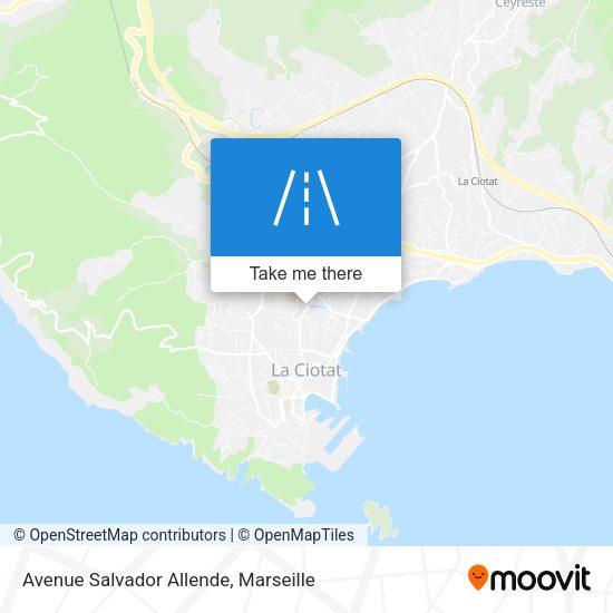 Avenue Salvador Allende map
