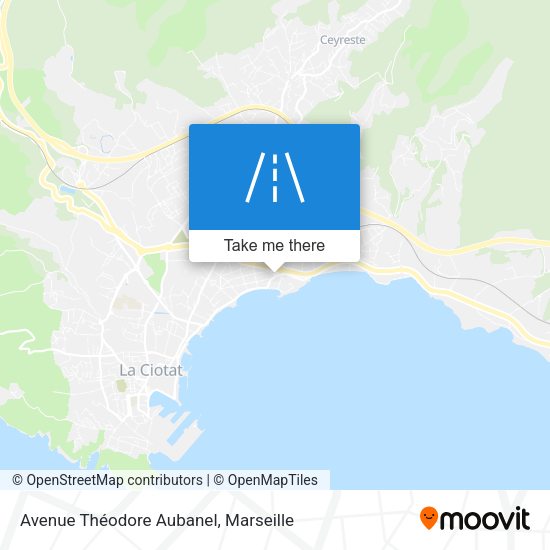 Avenue Théodore Aubanel map