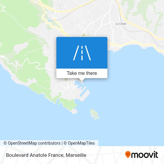 Boulevard Anatole France map