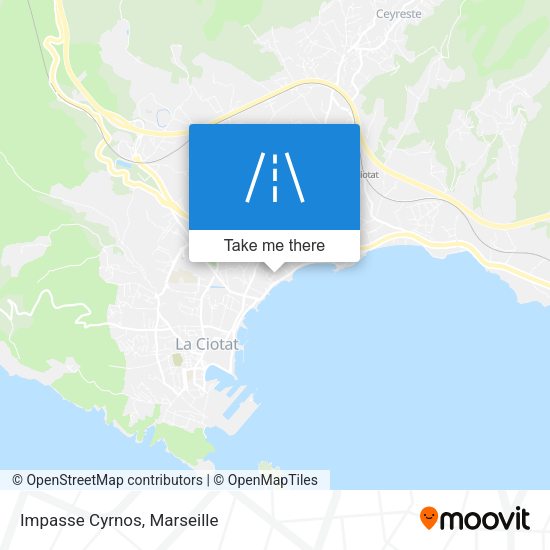 Impasse Cyrnos map