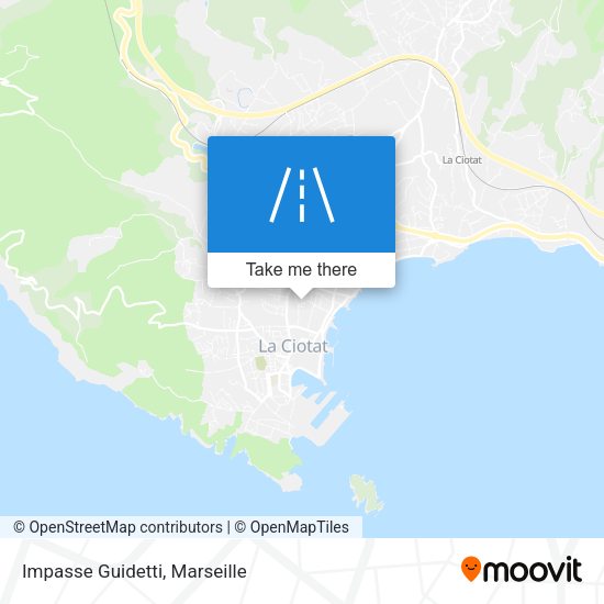 Impasse Guidetti map