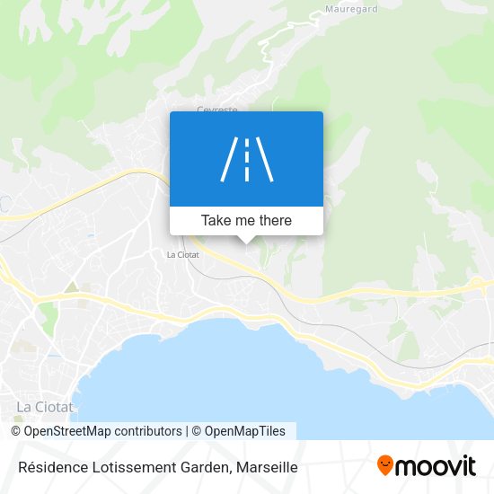 Résidence Lotissement Garden map