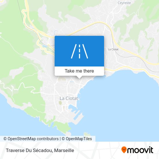 Traverse Du Sécadou map