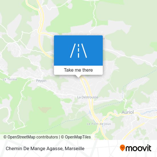 Chemin De Mange Agasse map