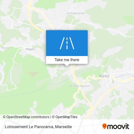 Lotissement Le Panorama map