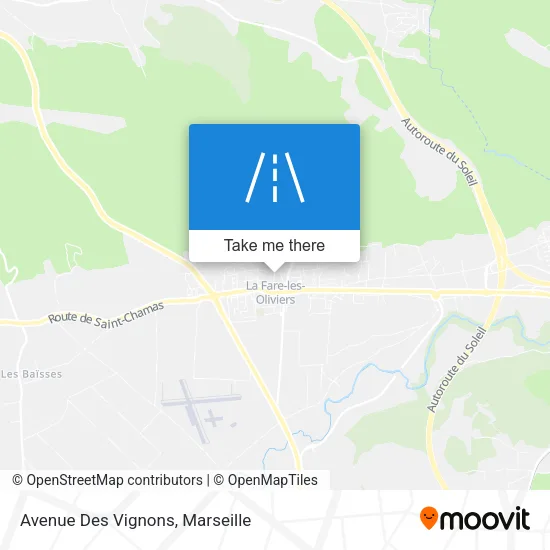 Avenue Des Vignons map