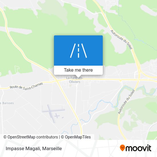 Impasse Magali map