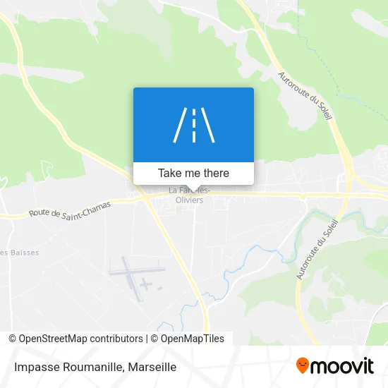 Impasse Roumanille map