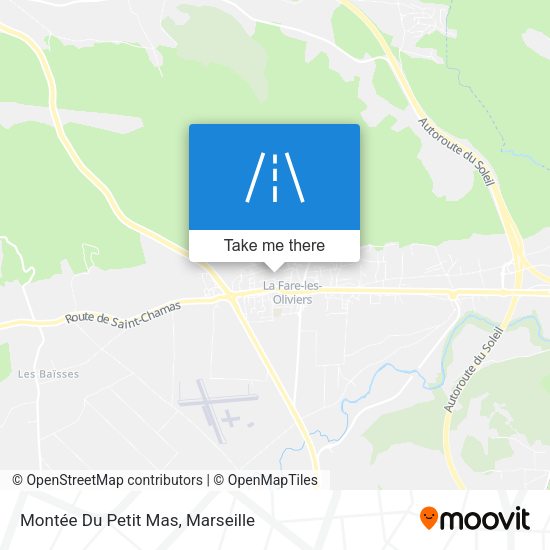 Montée Du Petit Mas map