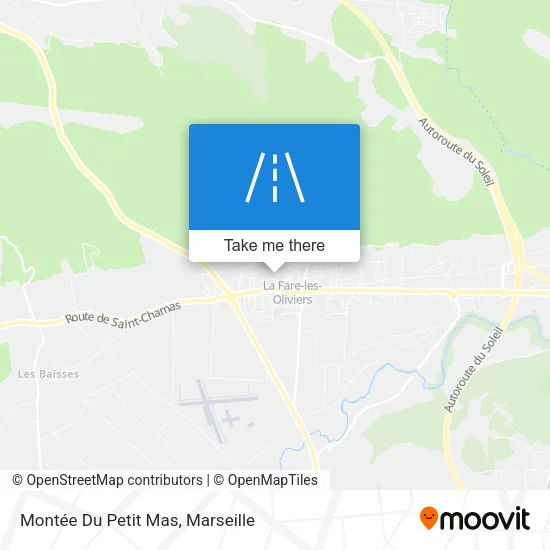 Montée Du Petit Mas map