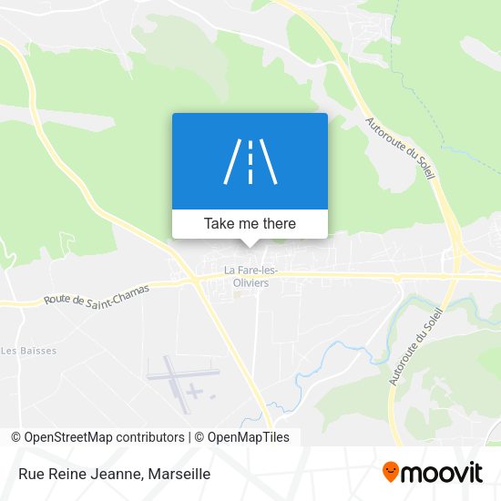 Rue Reine Jeanne map