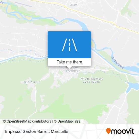 Impasse Gaston Barret map
