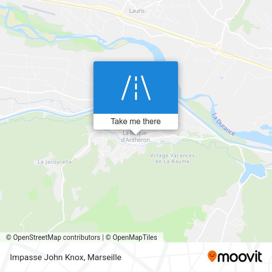Impasse John Knox map