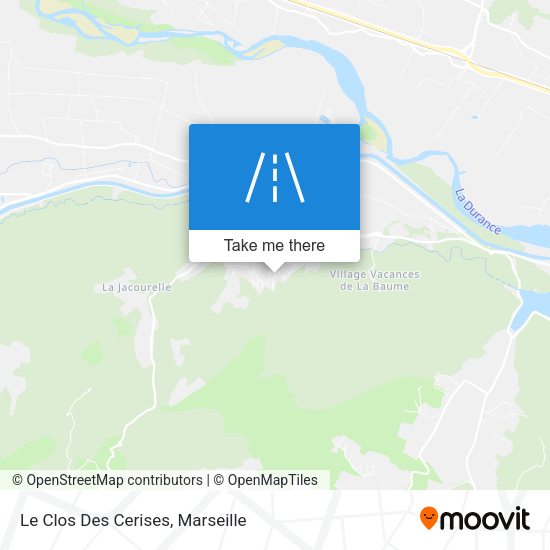Le Clos Des Cerises map