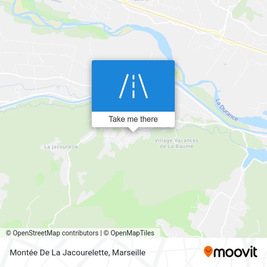 Montée De La Jacourelette map
