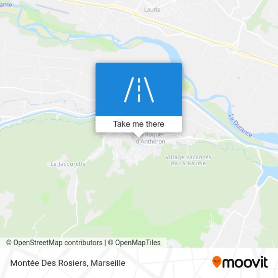Montée Des Rosiers map