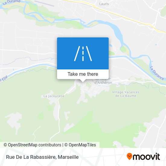 Rue De La Rabassière map