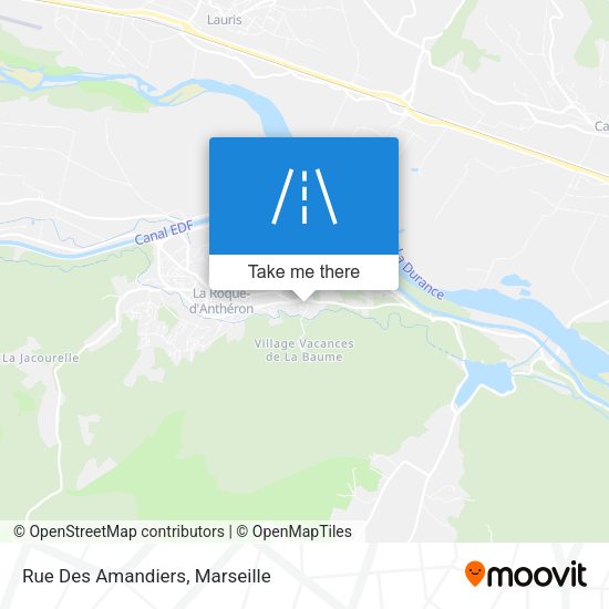 Rue Des Amandiers map
