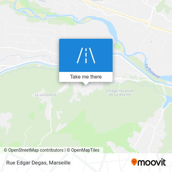 Rue Edgar Degas map
