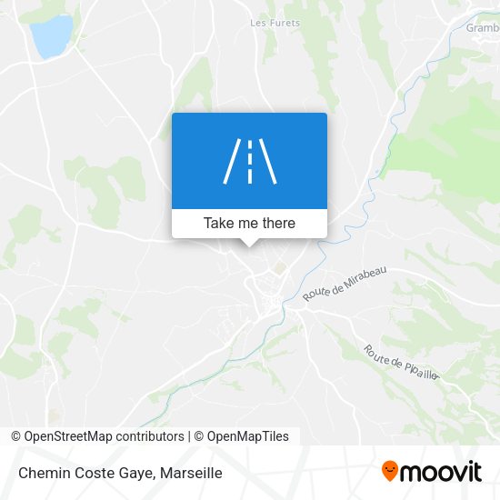 Chemin Coste Gaye map