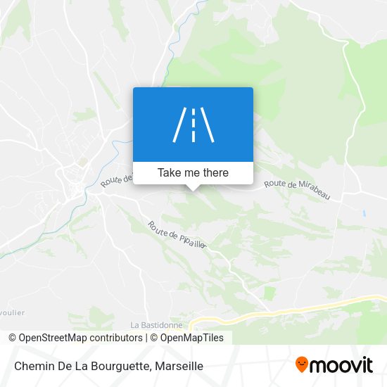 Chemin De La Bourguette map