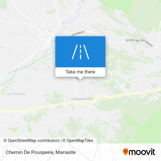 Chemin De Pouspeire map