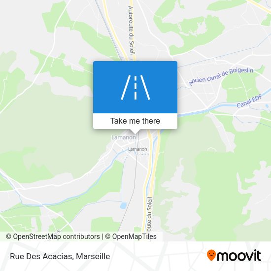 Rue Des Acacias map