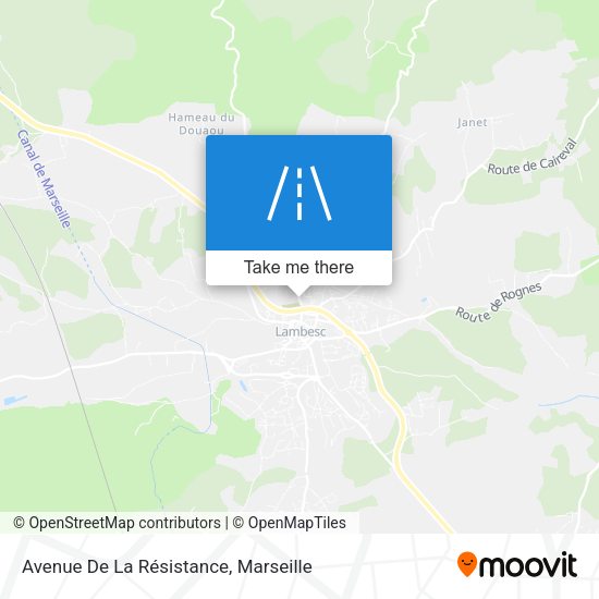 Avenue De La Résistance map