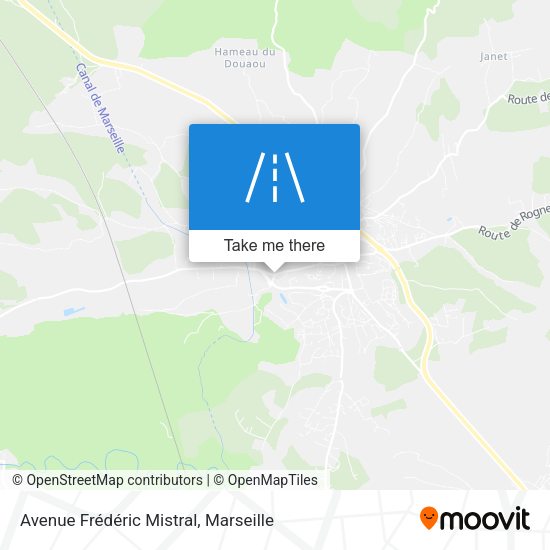 Avenue Frédéric Mistral map