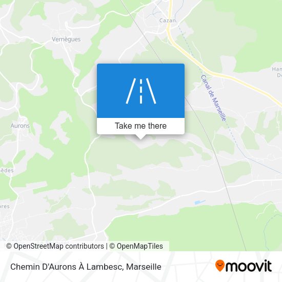 Chemin D'Aurons À Lambesc map