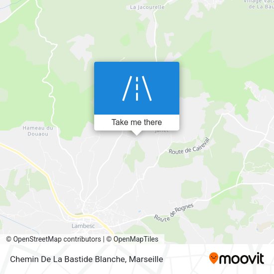 Chemin De La Bastide Blanche map