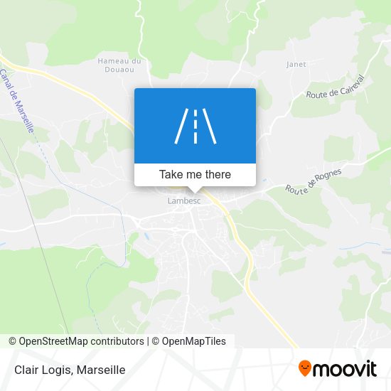 Clair Logis map
