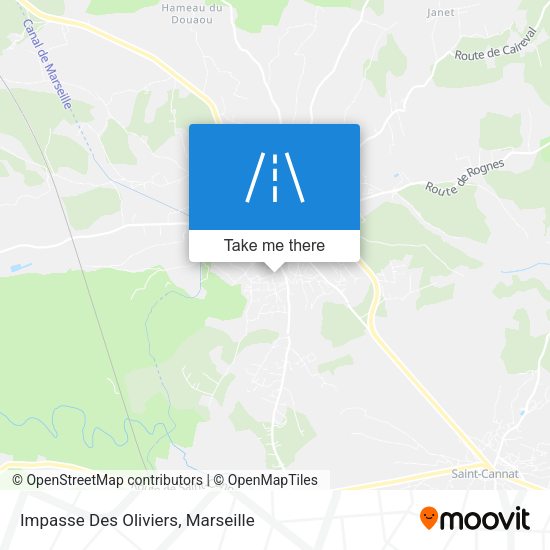 Impasse Des Oliviers map
