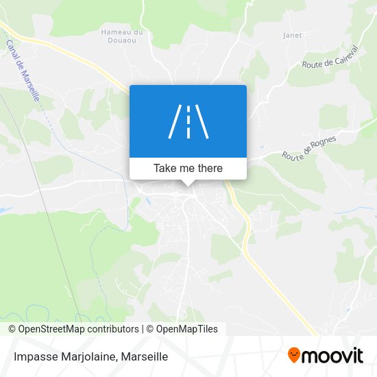 Impasse Marjolaine map