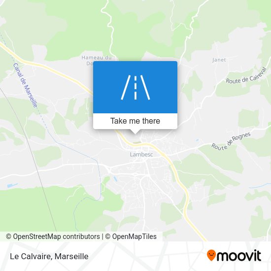 Le Calvaire map