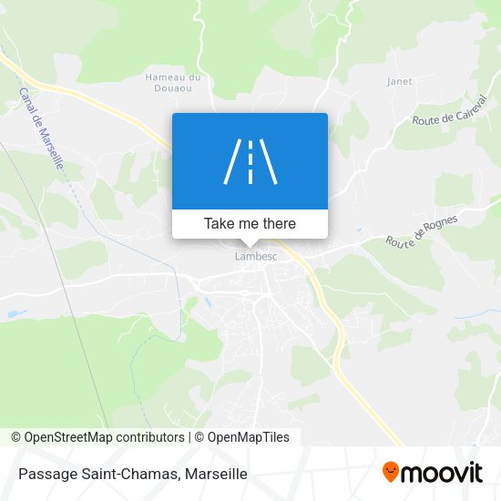 Passage Saint-Chamas map