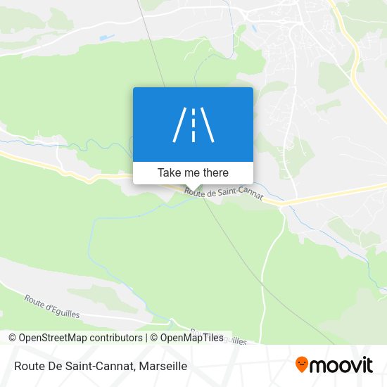 Route De Saint-Cannat map