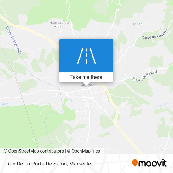 Rue De La Porte De Salon map