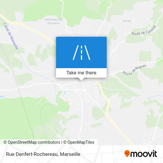 Rue Denfert-Rochereau map