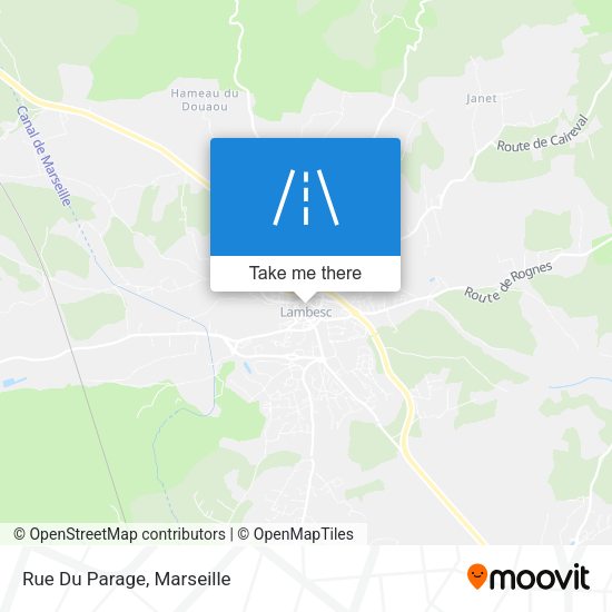 Rue Du Parage map