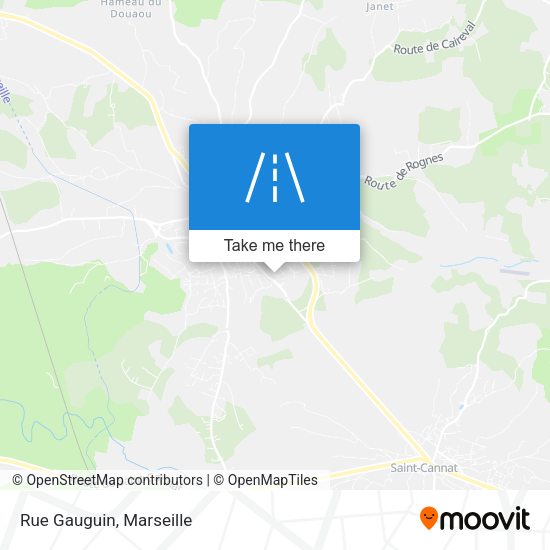 Rue Gauguin map